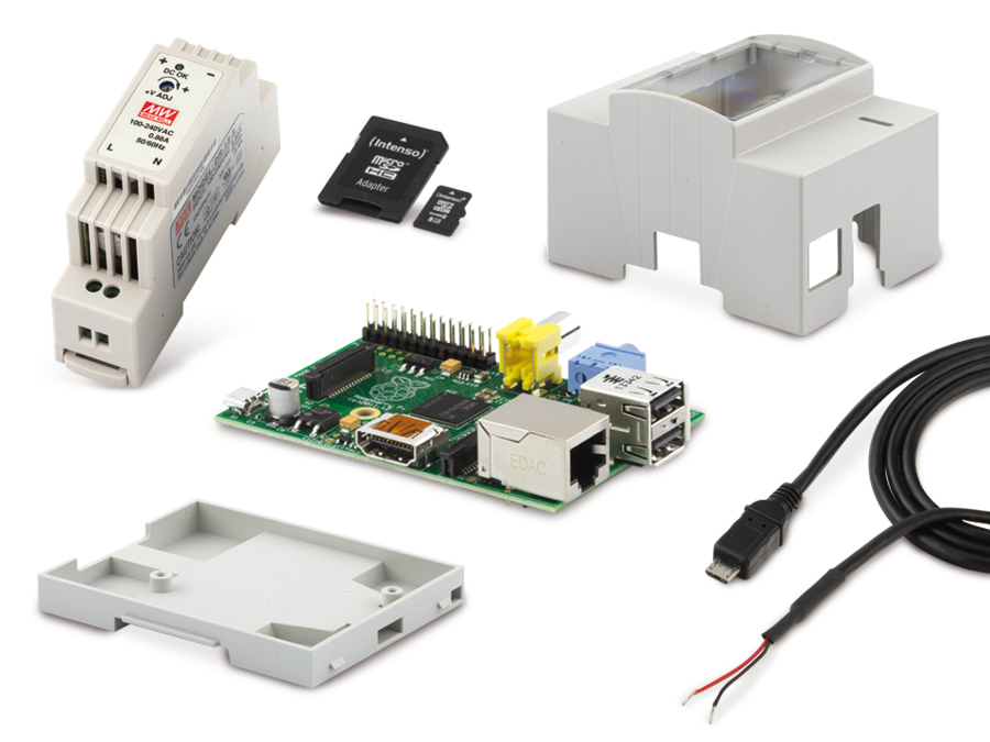 Raspberry Pi Hutschienen Kit